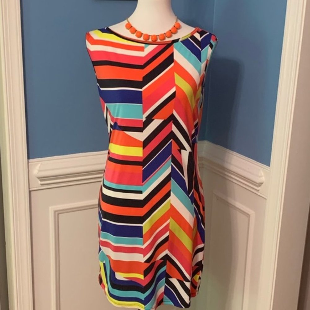 TRINA TURK 'Felana' Print Jersey Sheath Dress